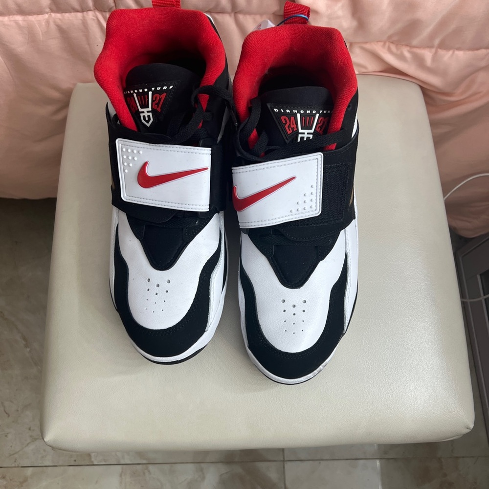 Nike Deion Sanders  AIR DIAMOND TURF '49ERS' 2025  Red and Black Men's Sneakers